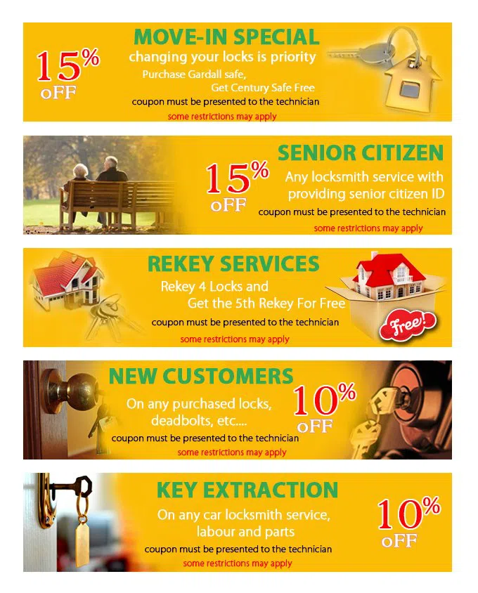 Gold Locksmith Store Eden Prairie, MN 952-563-9972 - coupon21-set-five